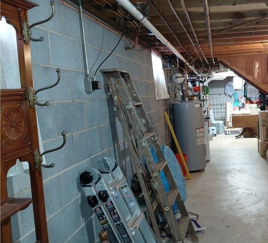 Bowing Basement Walls Reinforced with CarbonArmor in Winston-Salem, NC - Before Photo