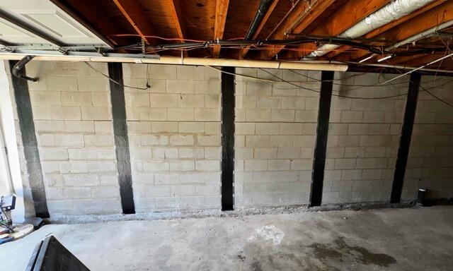 CarbonArmor Wall Reinforcement Installation in Mocksville, NC - After Photo