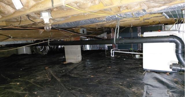 Crawl Space Encapsulation and SmartJack Installation Restores Stability in Madison, NC - Before Photo