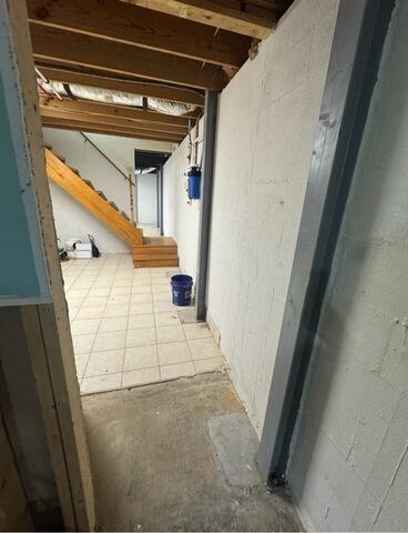Basement Waterproofing System Protects Home from Water Intrusion in Seagrove, NC - Before Photo