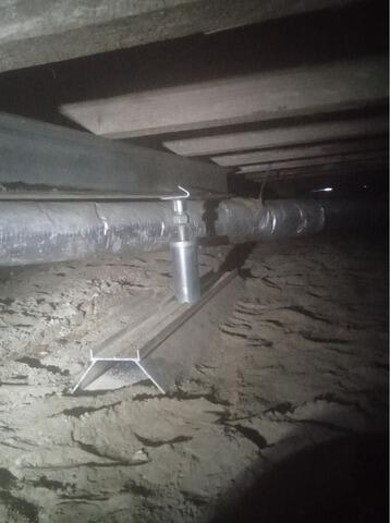 Uneven Floors in Oxford, NC? SmartJacks Restored This Crawl Space's Support - After Photo
