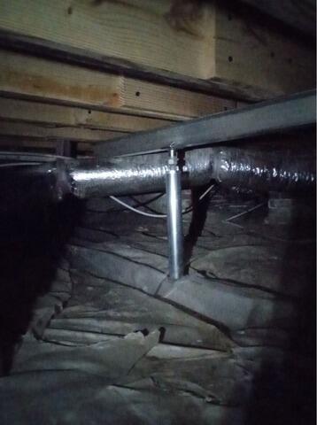 Bouncy Floors? SmartJack Crawl Space Repair in Roanoke Rapids, NC - After Photo