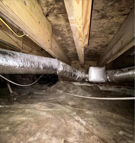 Bouncy Floors? SmartJack Crawl Space Repair in Roanoke Rapids, NC - Before Photo