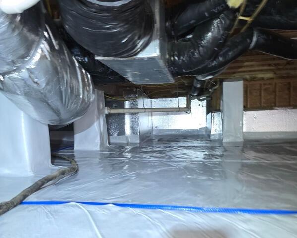 Crawl Space Encapsulation in Durham, NC - After Photo