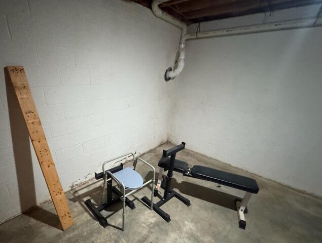 Basement Waterproofing in Kernersville, NC - Before Photo
