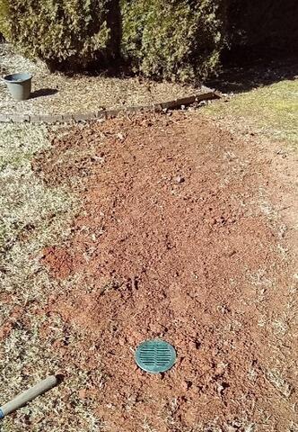 Yard Drainage Solution Installed in Hickory, NC