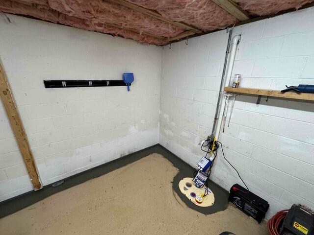 Basement Waterproofing System in Hudson, NC