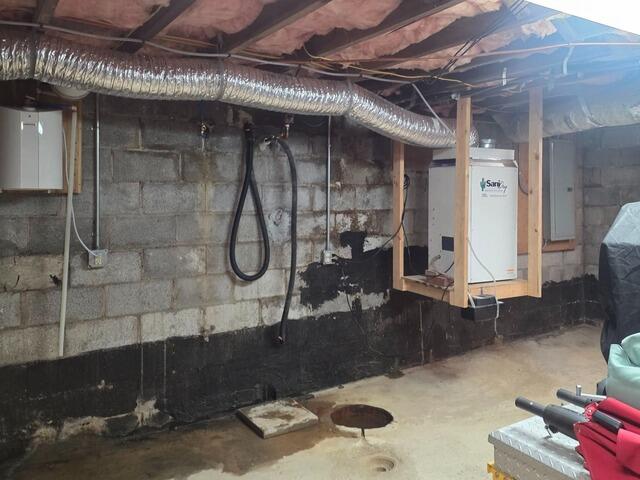 Basement Waterproofing in Boone, NC - Before Photo