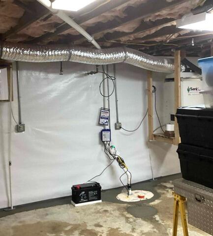 Basement Waterproofing in Boone, NC - After Photo