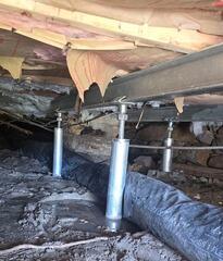 Sloping Floor Stabilization in Kittrell, NC