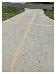 Cracked Concrete Driveway Restored - Asheboro, NC