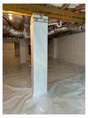 Kernersville, NC Crawl Space Encapsulation - From Damp & Exposed to Clean & Protected