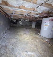 Crawl Space Encapsulation & SaniDry Sedona Dehumidifier Installation in Denton, NC