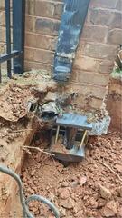 Helical Pier Installation for Foundation Settlement Repair in Lexington, NC