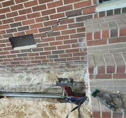 Helical Piers Stabilize Settling Foundation in Rocky Mount, NC
