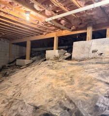 Crawl Space Encapsulation Transformation in Todd, NC