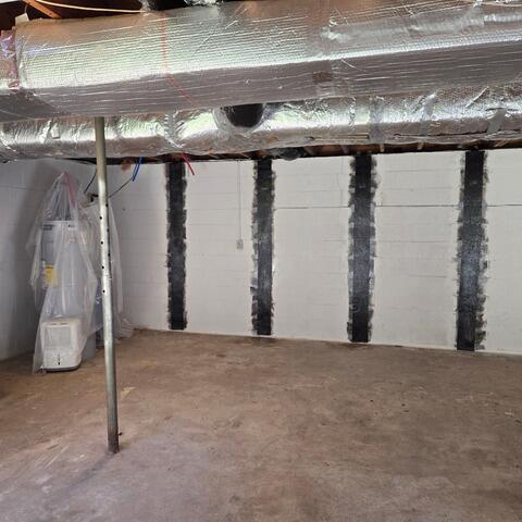 Crawl space encapsulation in Norwood, Va - After Photo