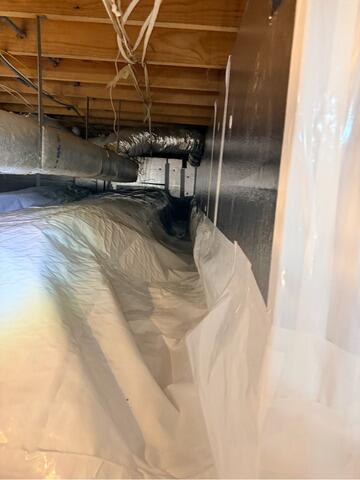Crawl Space Encapsulation in Lovingston, VA - After Photo