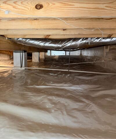 Crawl Space Encapsulation in Port Republic, Virginia - After Photo