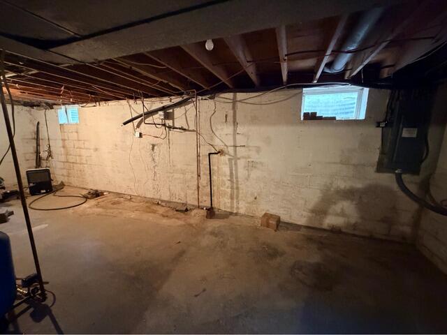 Basement Waterproofing in Wylliesburg, Virginia - Before Photo