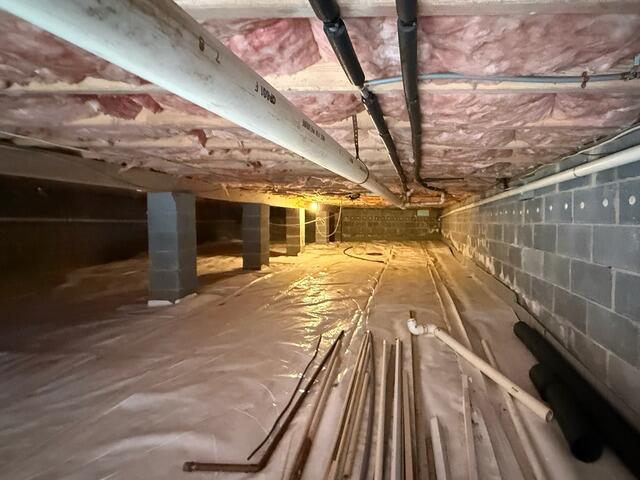 Crawl Space Encapsulation in Lisbon, Maryland - After Photo
