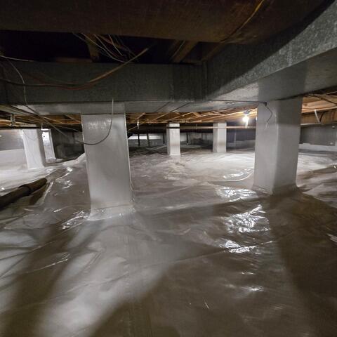 Crawl Space Encapsulation in Little Orleans, Maryland - After Photo