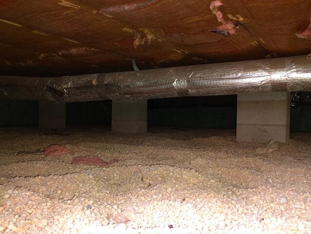 Crawl Space Encapsulation in Luke, Maryland - Before Photo