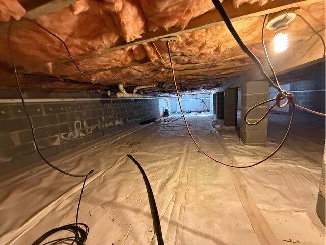 Crawl Space Encapsulation in Locust Grove, Virginia - Before Photo
