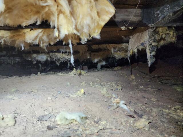 Crawl Space Encapsulation in Clover, Virginia - Before Photo