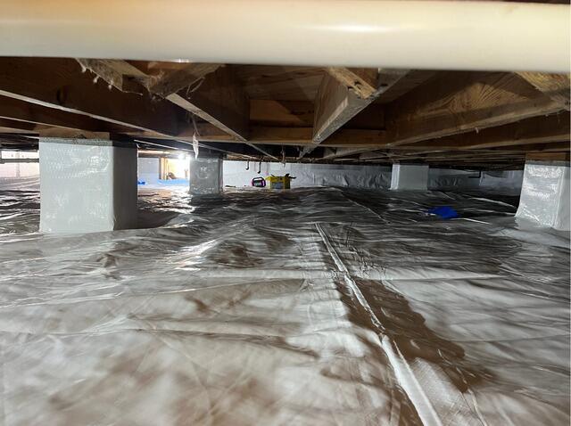 Crawl Space Encapsulation in Appomattox, Virginia - After Photo
