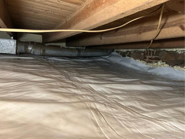 Crawl Space Encapsulation in Ridgeway, Virginia - After Photo