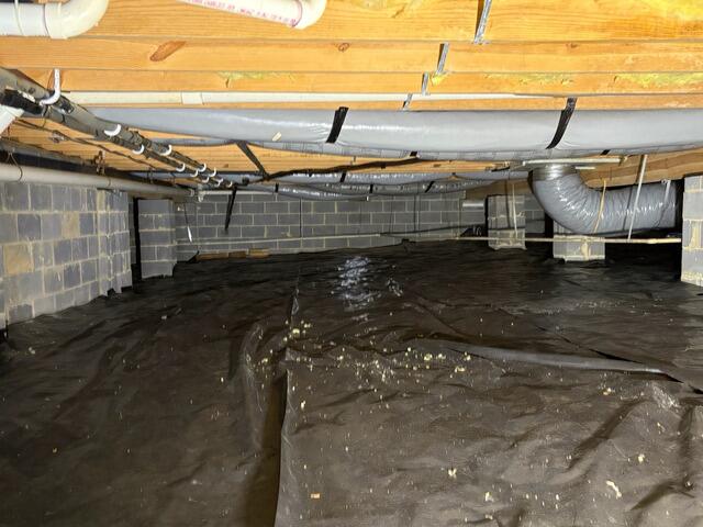 Crawl Space Encapsulation in Locust Grove, Virginia - Before Photo