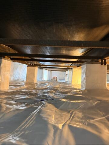 Crawl Space Encapsulation in Galax, Virginia - After Photo