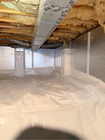 Crawl Space Encapsulation in Charlottesville, Virginia - After Photo