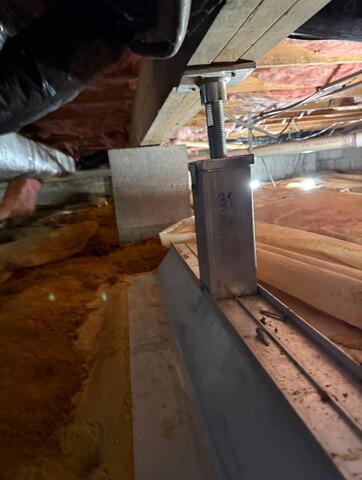 Sagging Floor repair in Buena Vista, Virginia - After Photo