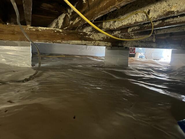 Crawl Space Encapsulation in Danville, Virginia - After Photo