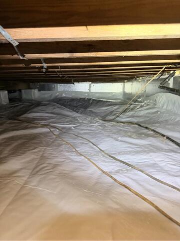 Crawl Space Encapsulation in Powhatan, Virginia - After Photo
