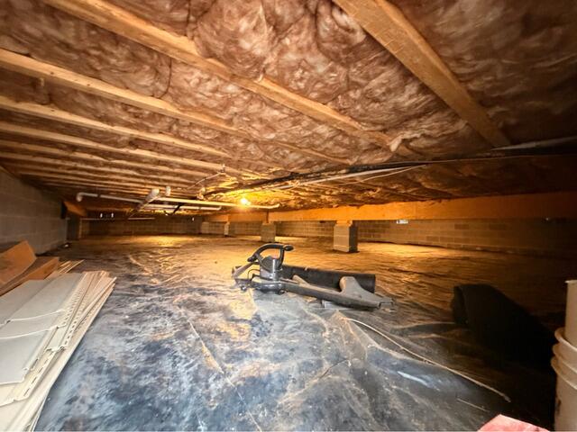 Crawl Space Encapsulation in Mc Gaheysville, Virginia - Before Photo