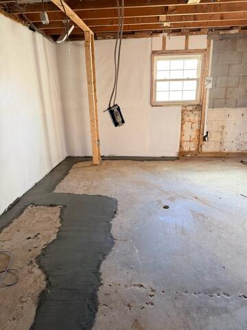 Basement Waterproofing in Lynchburg, Virginia - After Photo