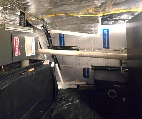Industrial grade dehumidifier in Frederick, Maryland - Before Photo