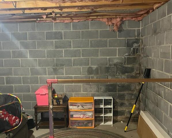 Fixing water problem in Clear Spring, MD - Before Photo