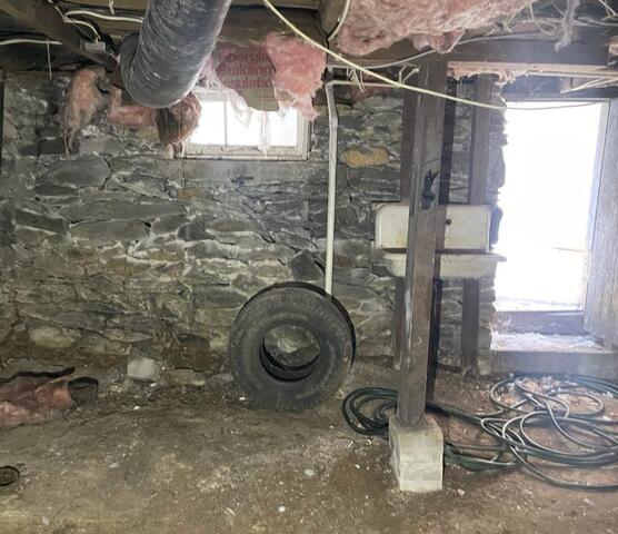 Repairing a crumbling foundation wall in Brunswick, MD