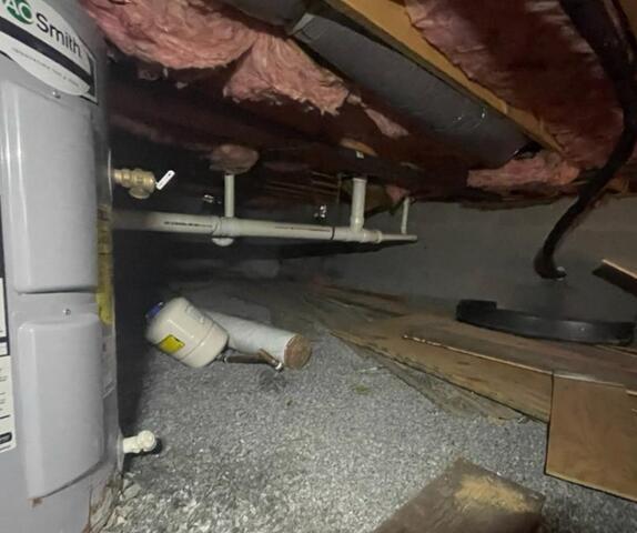 Sagging floor repair - Inwood, WV