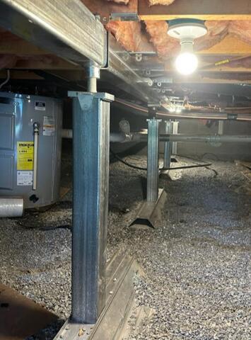 Sagging floor repair - Inwood, WV