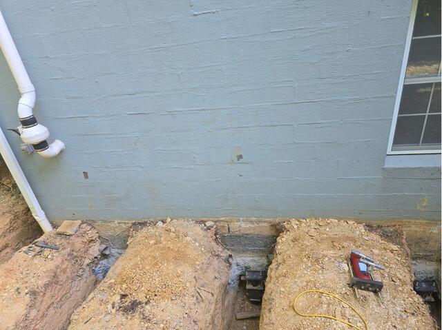 Foundation Settlement Repair in Charlottesville, Virginia - After Photo