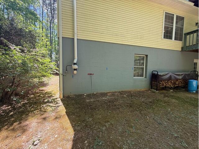 Foundation Settlement Repair in Charlottesville, Virginia - Before Photo
