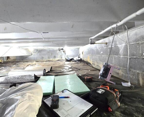 Crawl space encapsulation in Alexandria, Virgina