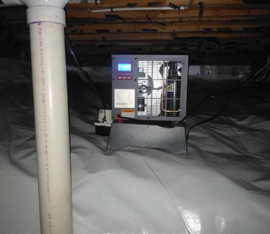 Crawl space transformation in Charlottesville, VA