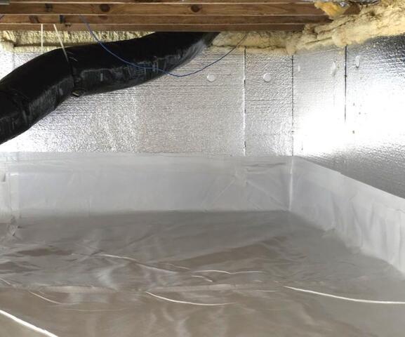 Moldy crawl space repair in Vienna, Virginia