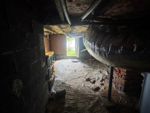 Floor Support Project in Radford, Virginia Home.